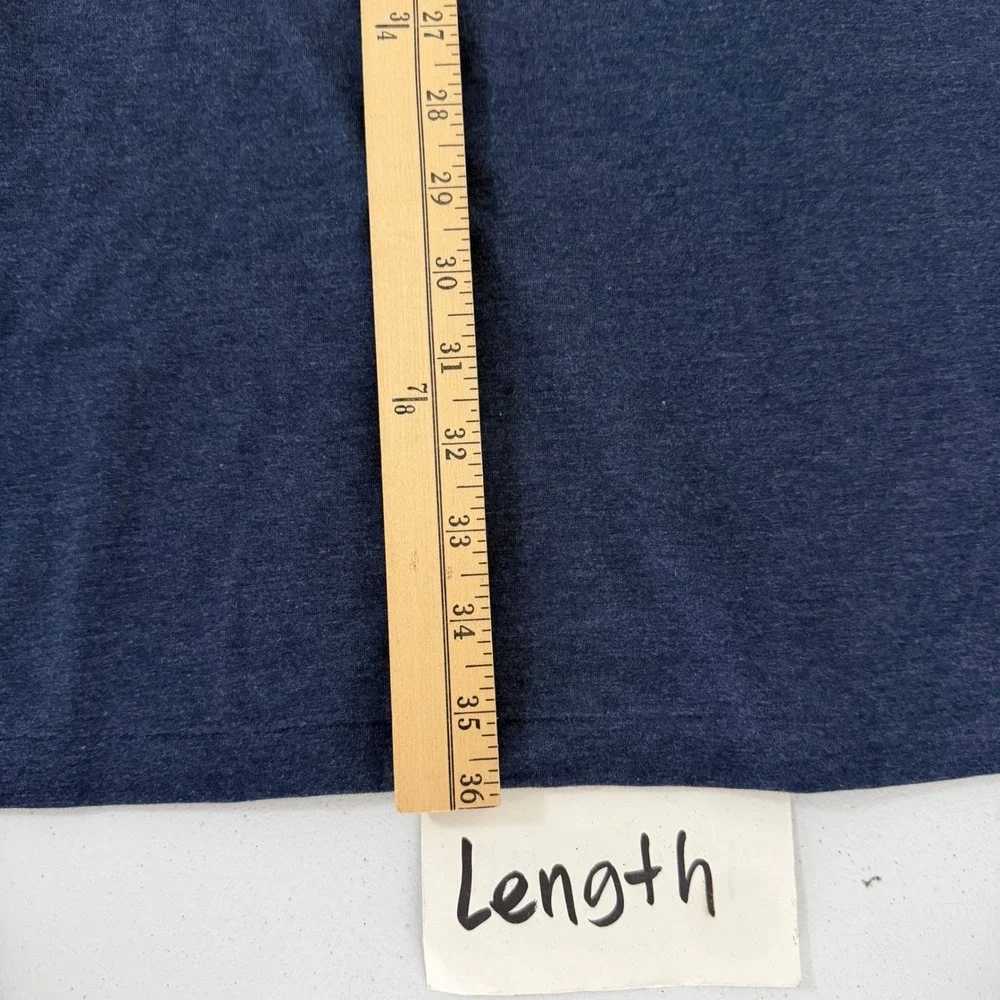 Polo Ralph Lauren Henley Shirt Mens 3XL Performance Short Sleeve Navy Blue